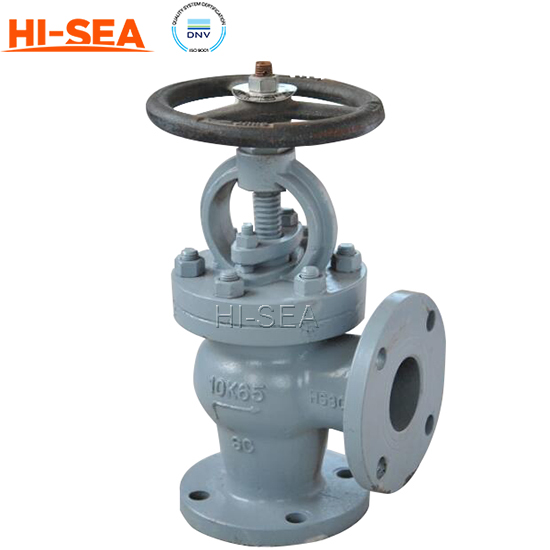 JIS F7350 Marine Cast Steel Angle Globe Valve